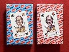 VITTORIO FELTRI IL BORGHESE MODIANO CARTE DA GIOCO POKER Politica NON COMPLETI