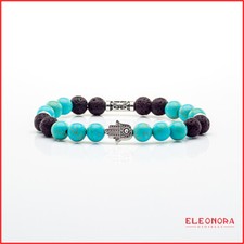 bracciale da uomo con pietre