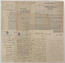 OJETTI BRUES 1941 8 LETTERE RIGUARDANTI CARTEGGIO D’ANNUNZIO CAPO GOVERNO B.M.