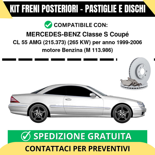 Kit freni posteriori - kit,