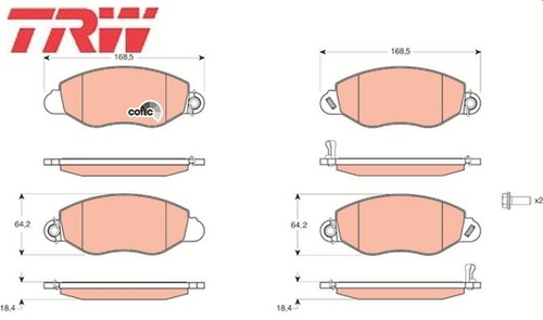 Trw gdb1461 kit pastiglie - trw,