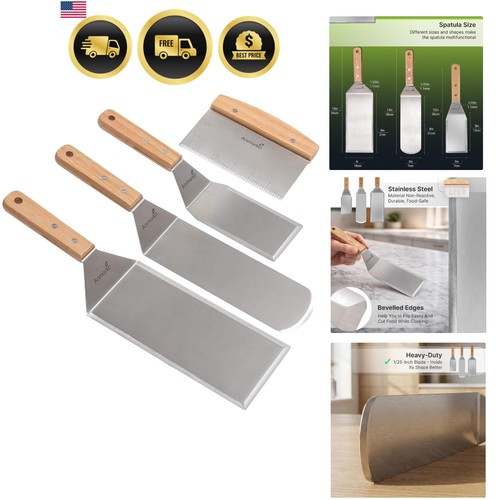 Set spatola grill - set, acciaio