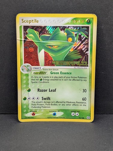 Sceptile timbro smeraldo - ex,