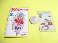 DC COLLECTION GAMES BATMAN SUPERMAN MINI ALBO FUMETTO ADESIVO GADGET 1979 Corno