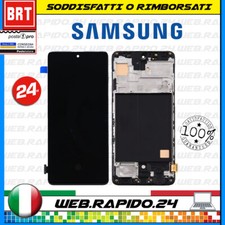 D70_DISPLAY+TOUCH+FRAME OLED SAMSUNG GALAXY A51 SM A515 A515F SCHERMO LEGGERE