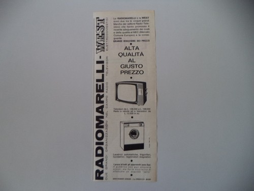 Advertising pubblicità 1963 - advertising,