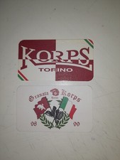 Tessere ultras Torino Granata Korps, 2 pezzi anni 90 vintage, no sciarpa...
