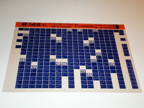 Microfiche catalogo ricambi - microfiche,