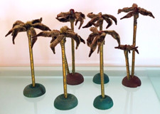 6 Palme Presepe con base in