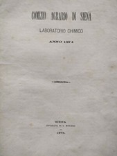 SIENA, 1874, TERRENI AGRICOLI CARATTERISTICHE CHIMICHE