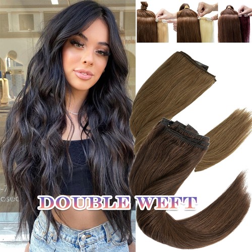 100 remy clip - in, weft