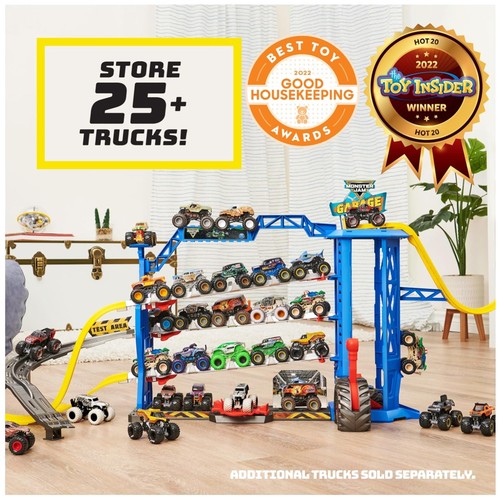 Monster jam garage playset con - monster,