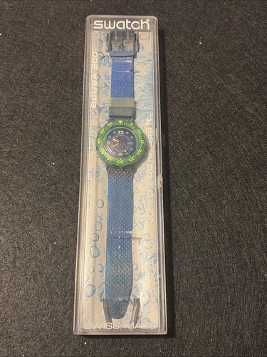 Swatch scuba 200 blue - scuba, moon