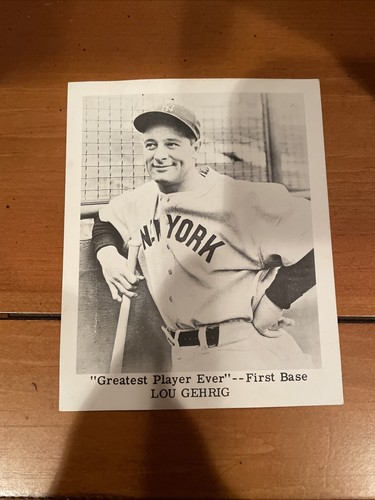 Foto 4x5 lou gehrig - 4x5, york