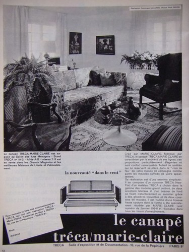 Publicité 1964 canapé - 1964,