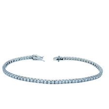 BRACCIALE DIAMANTI TENNIS 3.0 CARATI PIETRE VVS F COLOR