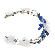  Cerchietto Fiori Sposa Accessori Fascia Per Capelli Da Chiesa Nuziale Di Strass