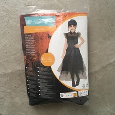 vestito Costume bambina Dark Halloween Girl mis 146 cm anni 10-12 vedi foto