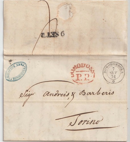 1851 prefilatelica con testo - prefilatelica,