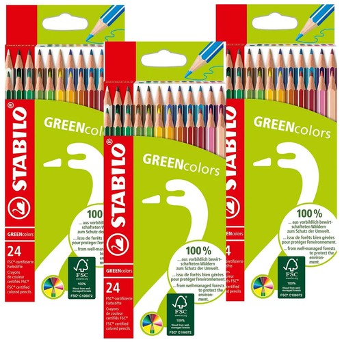 Stabilo green colors 24 - 3x,