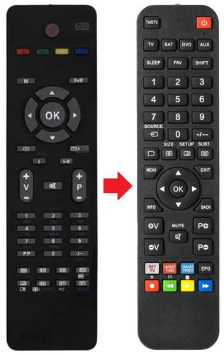 Telecomando adatto per - , akios