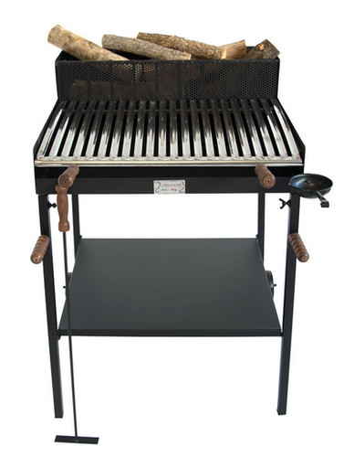 Barbecue carbone legna - a,