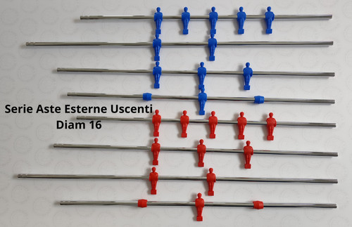 Serie aste esterne uscenti - aste,