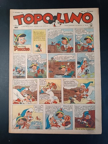 Fumetto topolino giornale 1946 - giornale,