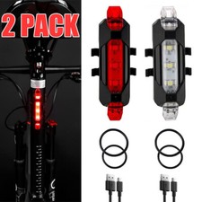 Set 2 fari USB ricaricabili