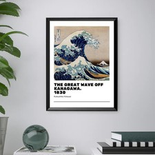 Hokusai - Quadro Moderno Arte