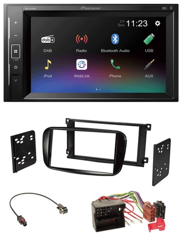 Pioneer dab mp3 2din - dab, bluetooth