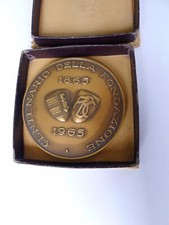 GRANDE MEDAGLIA CENTENARIO BANCA POPOLARE CREMONA 1965 1965 CON SCATOLA