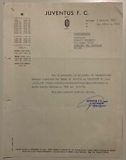 CALCIO JUVENTUS FOOTBALL CLUB LETTERA AUTOGRAFA DEL 1979 ALLA DITTA A.E.LORIOLI