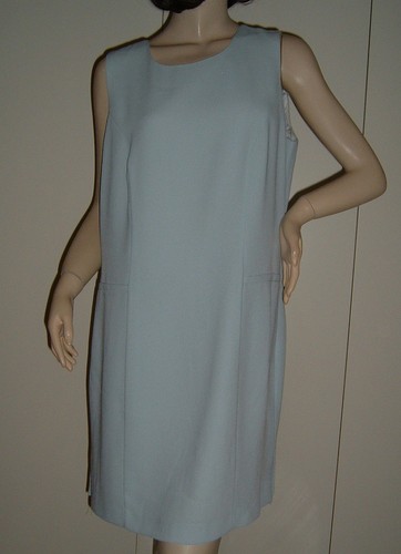 Vestito abito tubino azzurro - vestito,