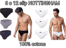 6-12 SLIP UOMO NOTTINGHAM 100%