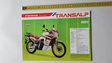 Honda XL 600 V Transalp 1987-88 depliant italiano originale moto brochure