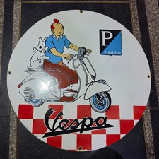 INSEGNA SMALTATA PORCELLANA