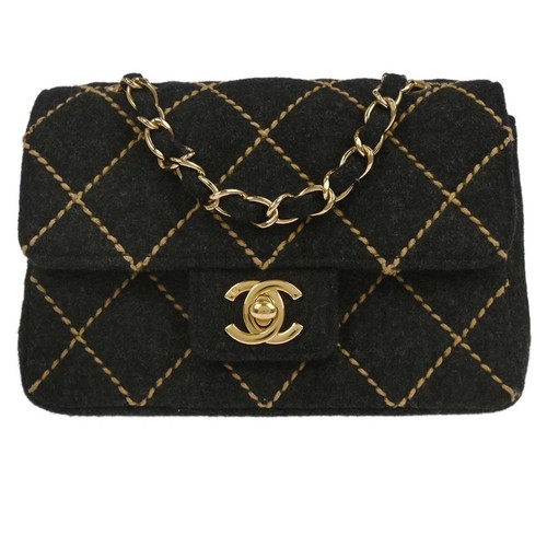 Borsa tracolla chanel - borsa, grigia