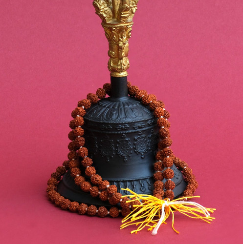 Semi mala buddha rudraksha 8mm - mala,