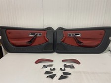 COPPIA PANNELLO RIVESTERIMENTO PORTA ROSSO NERO MERCEDES SLK R170 EVO 2000 2004