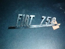 FIAT 750 SCRITTA COFANO POSTERIORE
