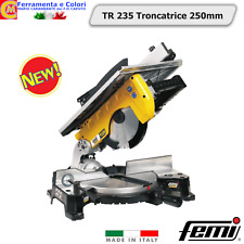 Troncatrice Per Legno FEMI TR235 1800W Lama ? 250mm Sega Circolare MADE IN ITALY