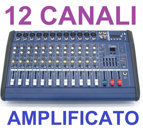 Mixer amplificato audio - mixer,