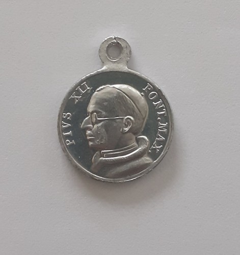 Antica medaglietta votiva papa - votiva,