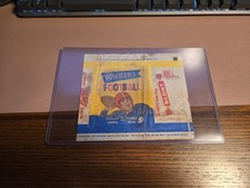 Bowman Football Wax Wrapper