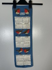 Calendario vintage 1980