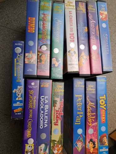 Lotto vhs walt disney - vhs,