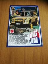 1979 BIG JIM ACTION FIGURE MATTEL FUORISTRADA DOTTOR STEEL PUB VINTAGE AD