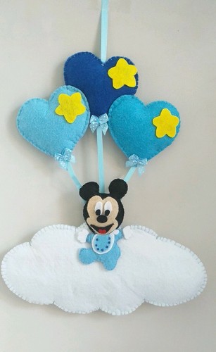 Fiocco nascita topolino - fiocco,