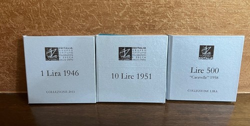 Trittico lingottini lire - 10,